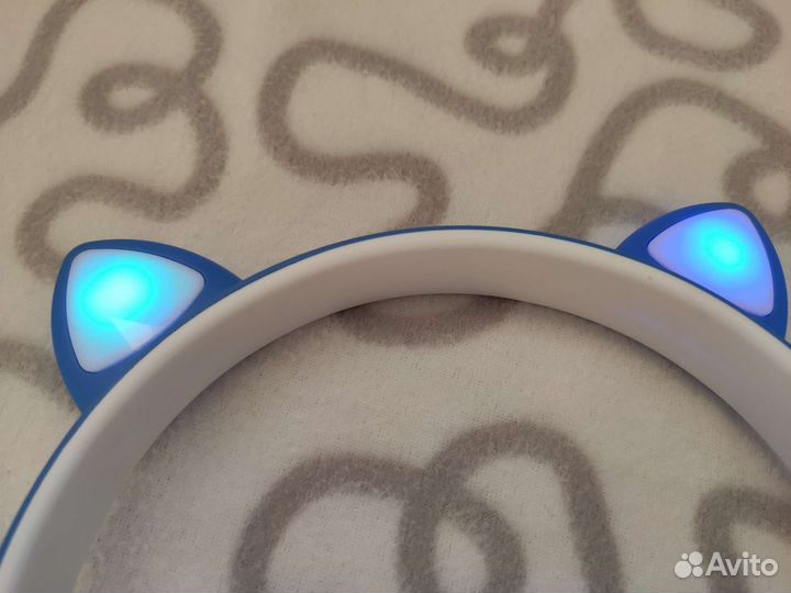 Беспроводные детские наушники светящиеся