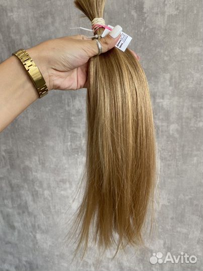 Детские некрашеные волосы, срез, доя наращивания