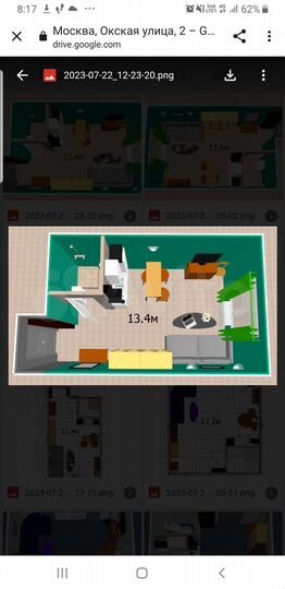 Комната 13,4 м² в 4-к., 2/12 эт.