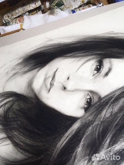 Портрет по фото, роспись стен, услуги художника