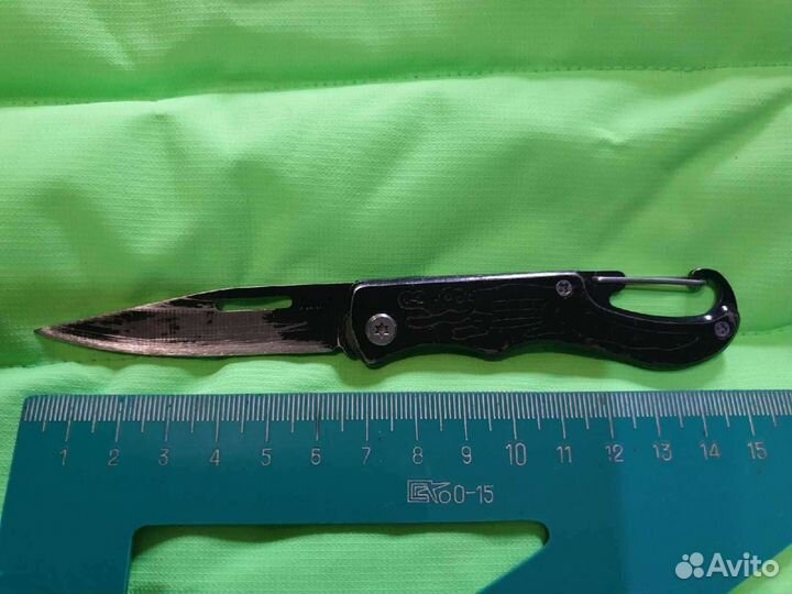 Нож брелок с карабином для ключей