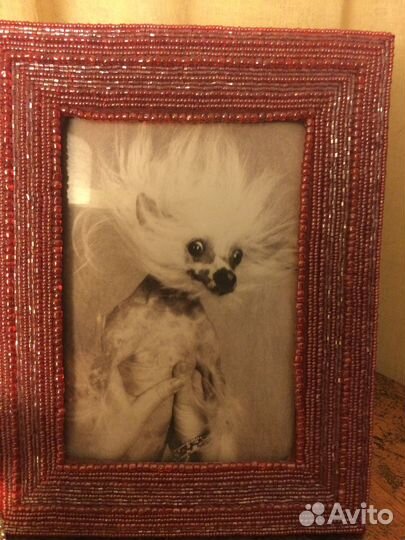 Фоторамка с бисером