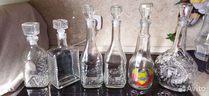 Графины стеклянные 0.5