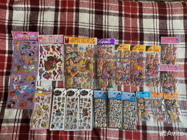 Наклейки объемные