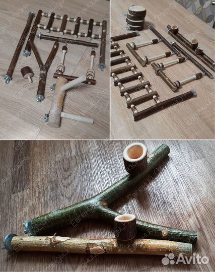 Игрушки, аксессуары для птиц