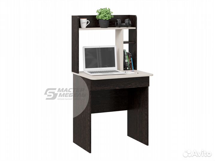 Стол компьютерный белый Бейсик