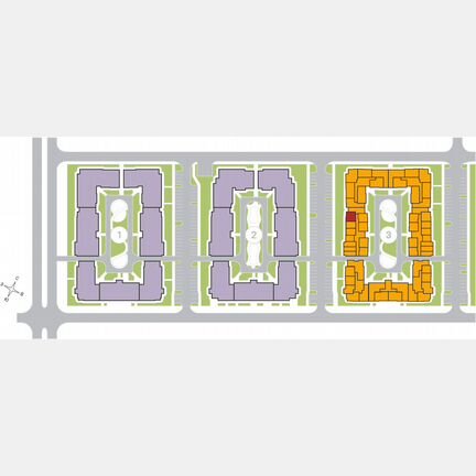 1-к. квартира, 42,9 м², 2/4 эт.