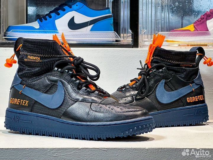 Nike Air Force 1 High Gore Tex Black Thunder Blue