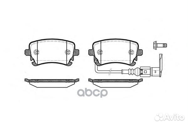 897 11 FVR1644897 11908 011B-SX колодки дис