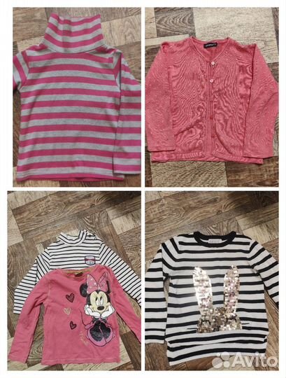 Кофты для девочки 86-92