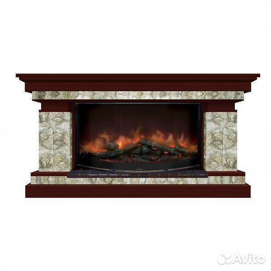 Электрокамин Glenrich Брайтон с топкой Rondo S86