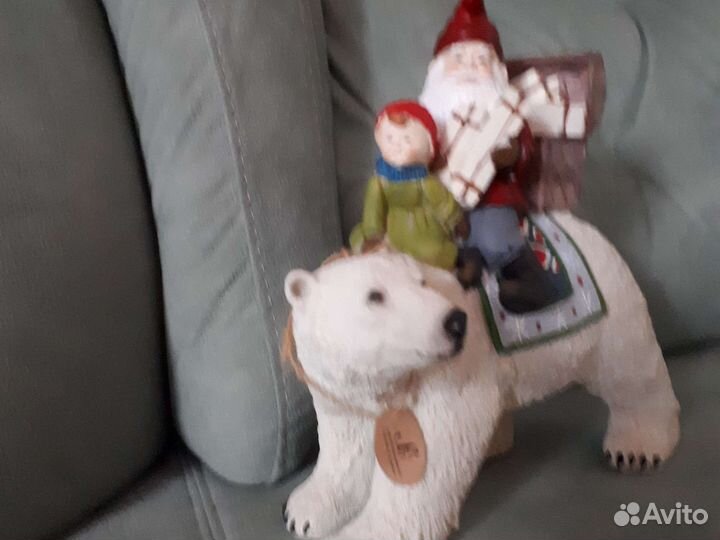 Новогодняя фигурка полистоун