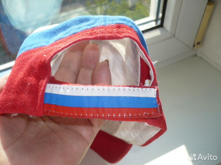 Бейсболка триколор коллекционная,фирменнаяCotton