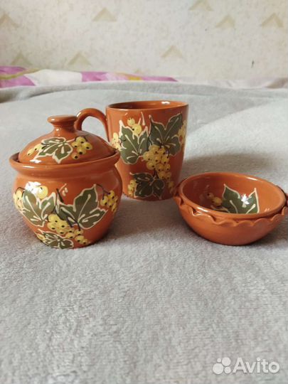 Посуда из красной глины