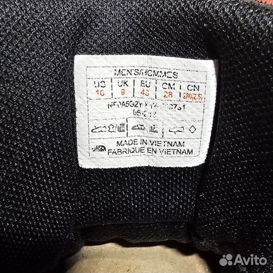 10US The North Face Ботинки мужские