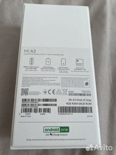 Xiaomi Mi A3 64 gb