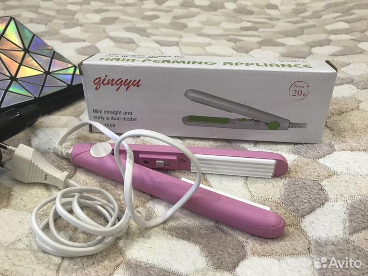 Выпрямитель для волос+гофре новое