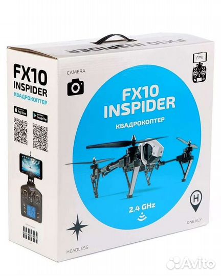 Квадрокоптер fx10 inspider