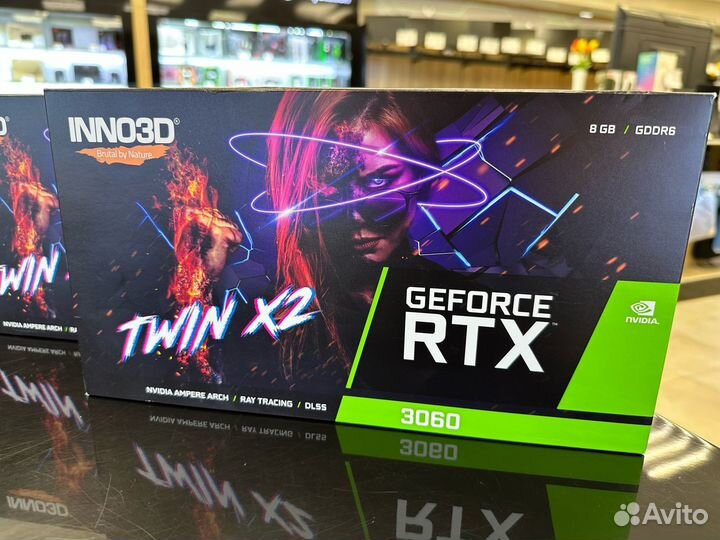 Новая inno3D GeForce RTX 3060 twin X2 OC 8Gb