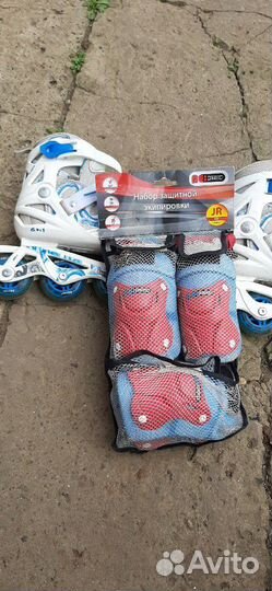 Ролики+ защита и шлем