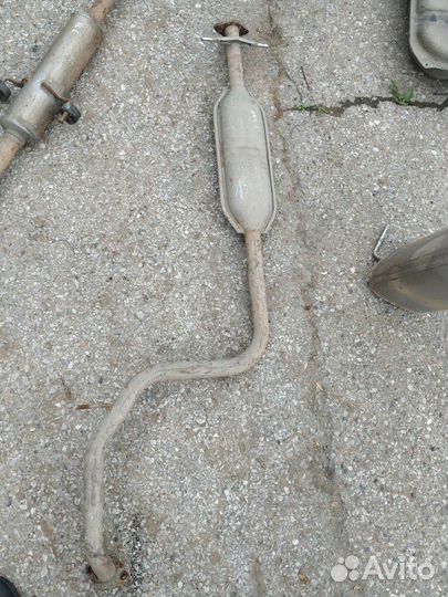 Hyundai Accent приемная труба резонатор глушитель