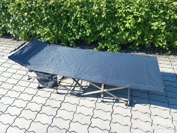 Раскладушка туристическая усиленная. Новая