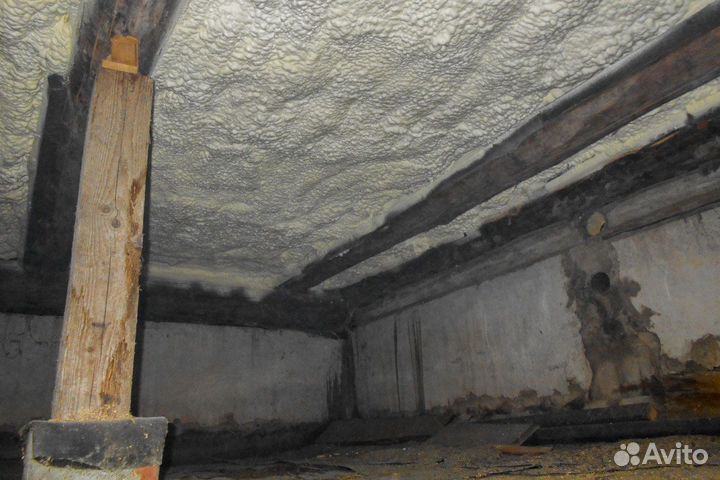 Утепление пенополиуретаном пола подпола дома