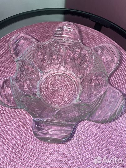 Ваза для фруктов СССР золотое кольцо