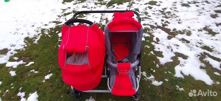 Многофункциональная коляска jumper для двойни или