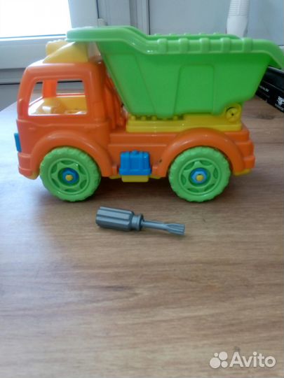 Конструктор-самосвал с отверткой, Полесье