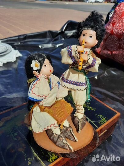 Фигурка Пастух и крестьянка, куклы