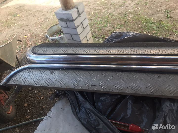 Защита заднего бампера на тайота венза
