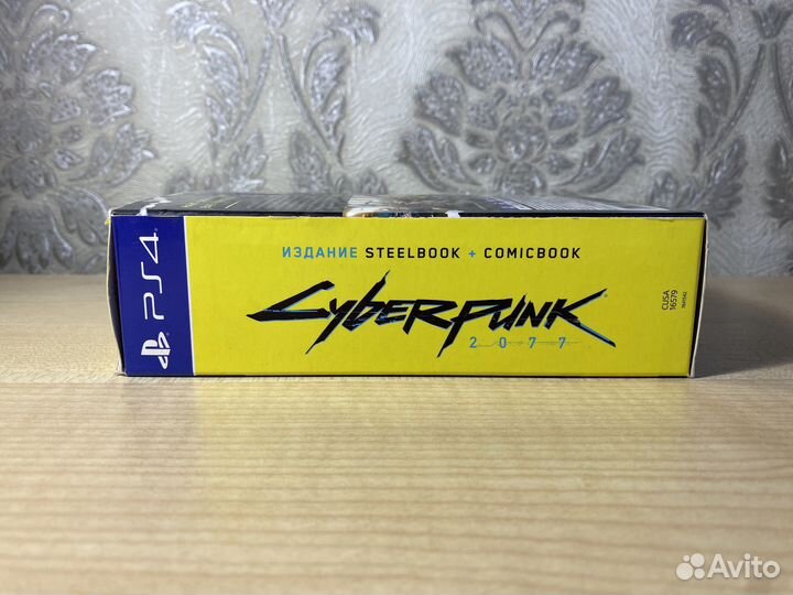 Игра для ps4 cyberpunk 2077 steelbook + comicbook