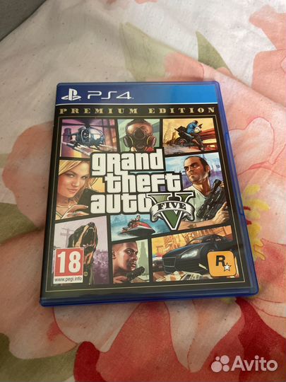 Диски на ps4 гта 5