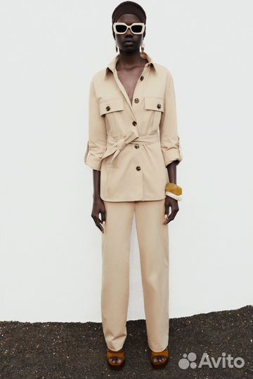 Тренч куртка женская M