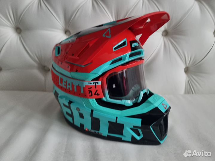 Кроссовый Мотошлем с очками Leatt Moto 7.5 Fuel