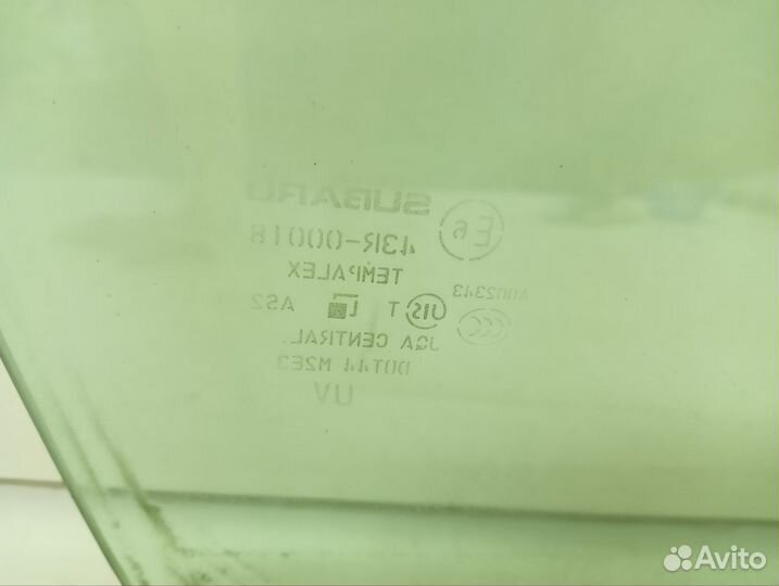 Стекло двери передней правой Subaru Forester S12 2