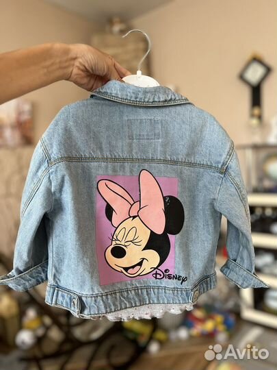 Джинсовая куртка zara 92