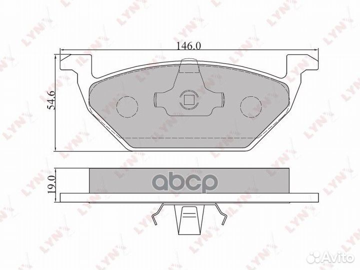 Колодки тормозные передние подходит для audi A3