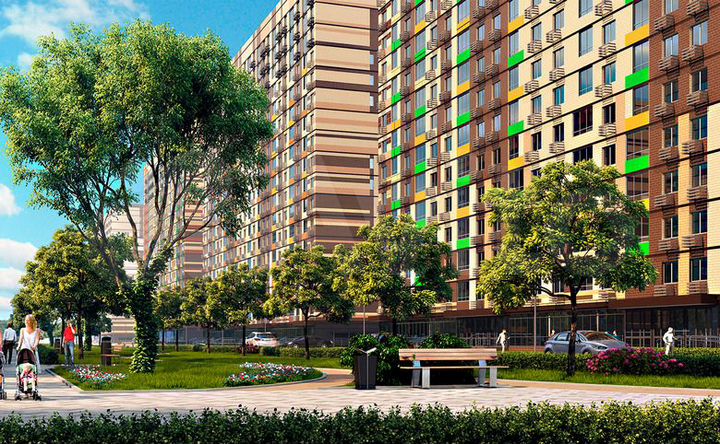 Квартира-студия, 21,3 м², 9/17 эт.