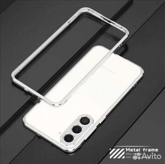 Алюминиевый метал.бампер Samsung S23/S23+/S23 Ultr