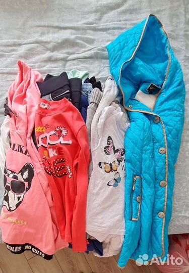 Огромный пакет вещей на девочку 10-11лет