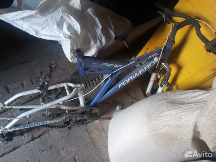 Рама велосипеда двухподвес