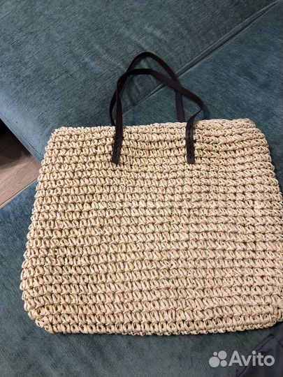 Cумка солома 100%, натуральный цвет