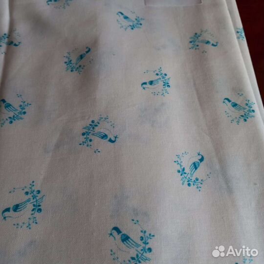 Отрез ткани сорочечной,плательной ссср.Винтаж