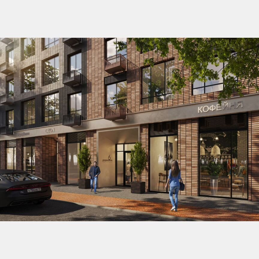 2-к. квартира, 54,4 м², 10/14 эт.