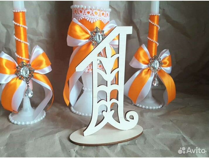 Цифры на стол, нумерация столов