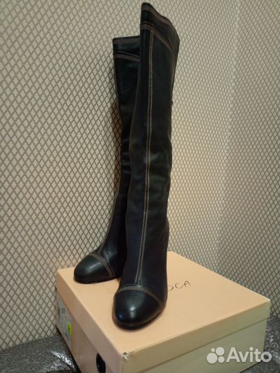 Сапоги женские натуральная кожа новые