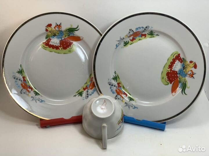 Детская посуда дулево СССР