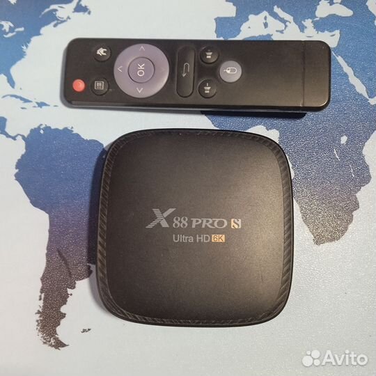 Тв приставка android tv box X88 PRO S Ultra HD 6K